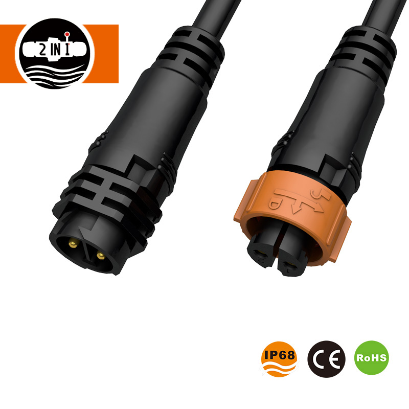 Conector de cable de desconexión rápida impermeable de 3 cables 12A