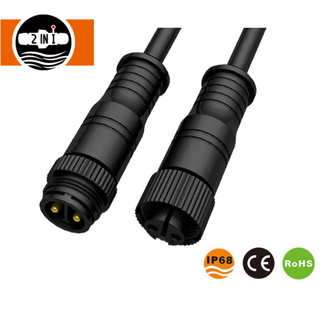 Conector de cable impermeable M16 de 2 pines