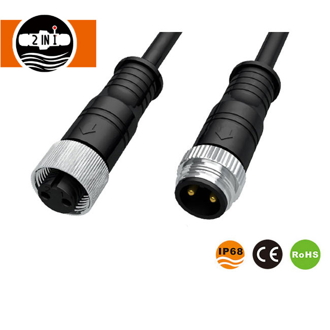 Conector impermeable IP67 de 4 pines