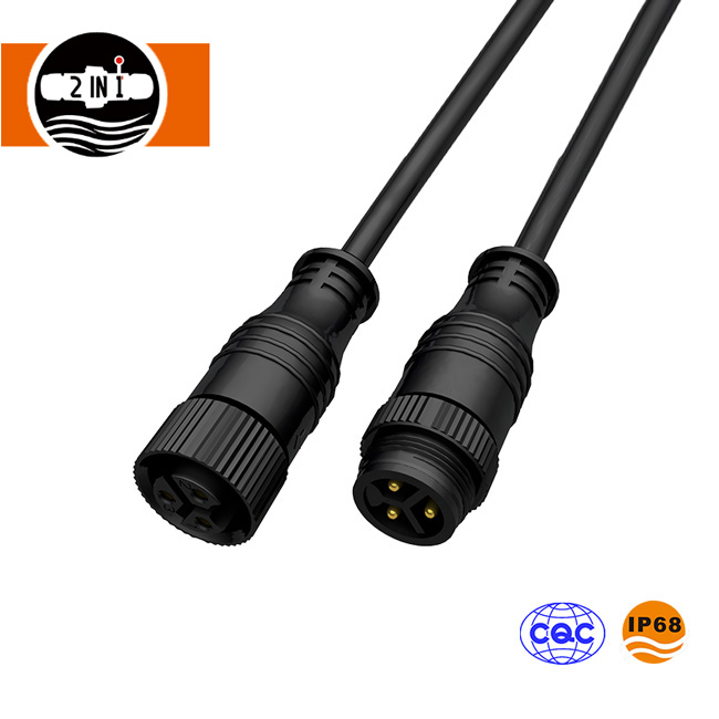 Conector impermeable IP67 de 8 pines