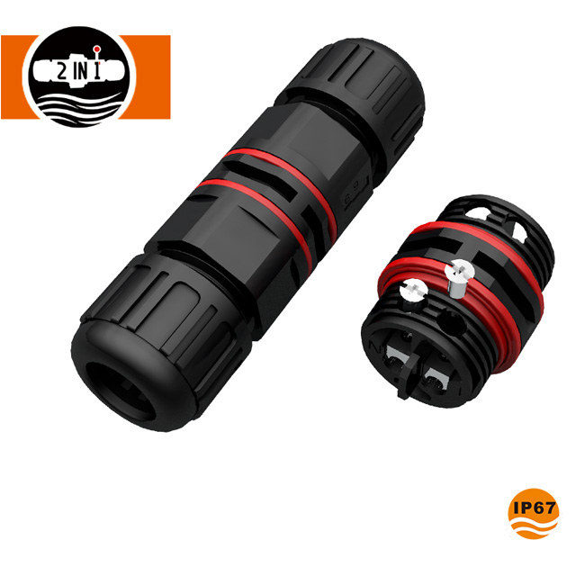 Conector de 2 vías impermeable IP67