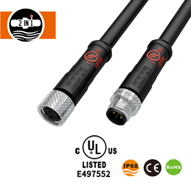 Conector de cable impermeable UL M12