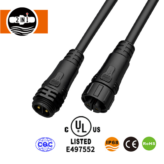 Conector de cable de enchufe y enchufe a prueba de agua M19