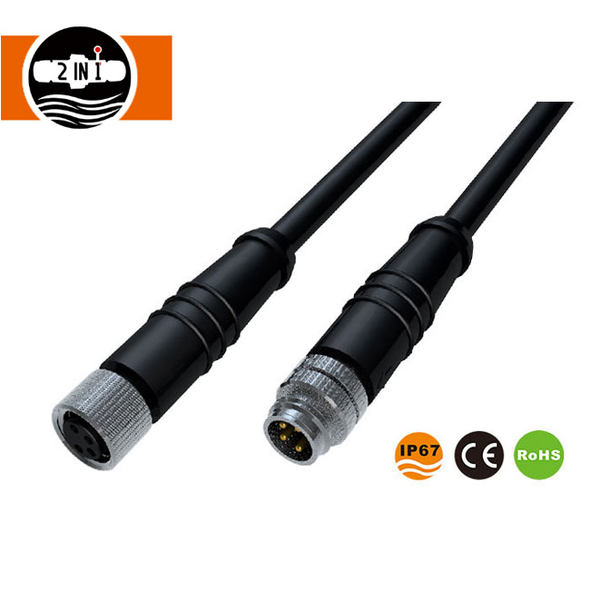 Conector de cable impermeable de tuerca de metal de tamaño pequeño