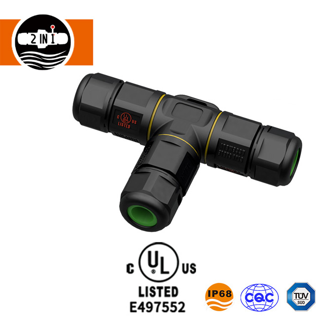 Conector impermeable UL de tornillo en forma de T